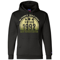 Thirtieth Bday, 30th Birthday Party, 30s Years Patrick's Day Champion Hoodie | Artistshot