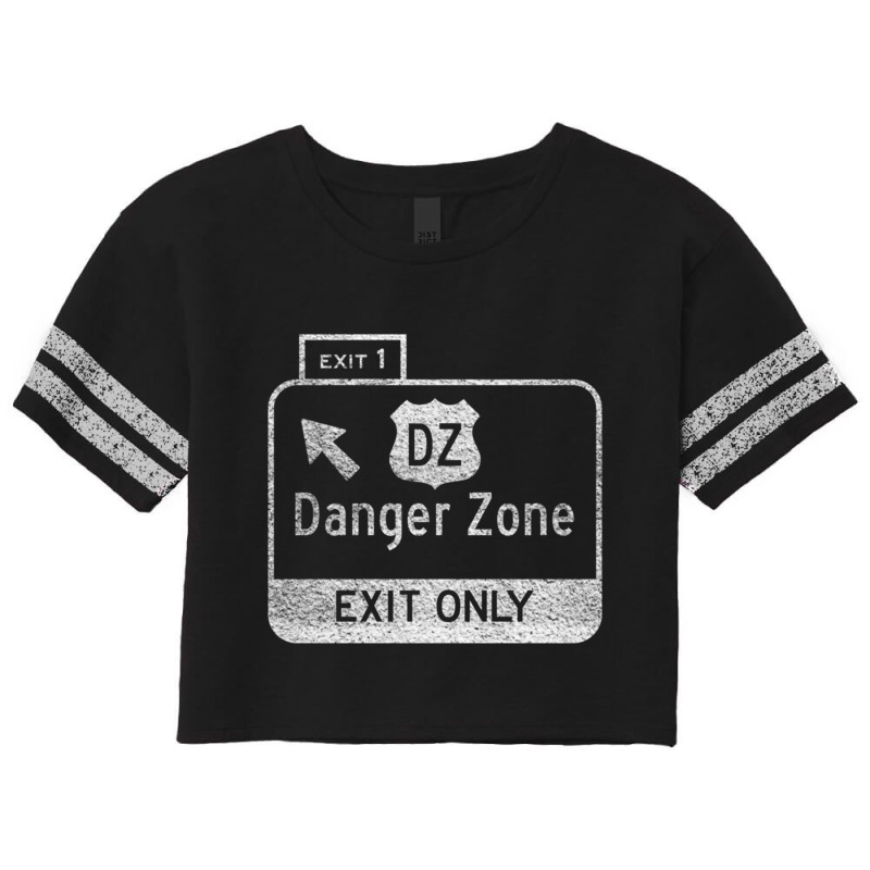 Highway To The Danger Zone Scorecard Crop Tee by cm-arts | Artistshot