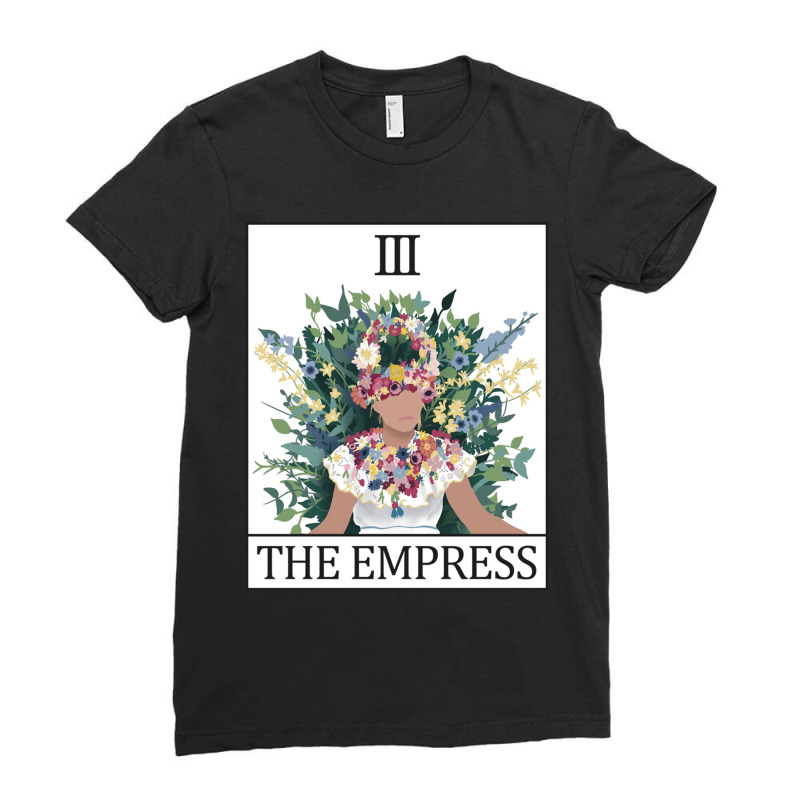 Midsommar Tarot Card Empress Ladies Fitted T-Shirt by cm-arts | Artistshot