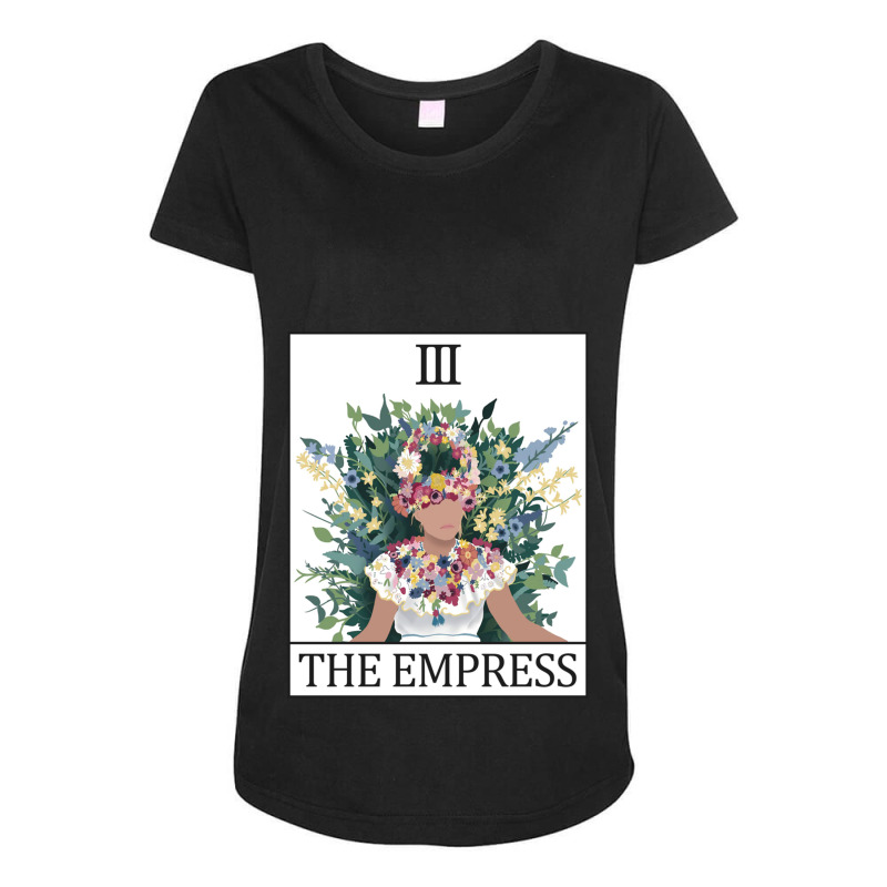 Midsommar Tarot Card Empress Maternity Scoop Neck T-shirt by cm-arts | Artistshot