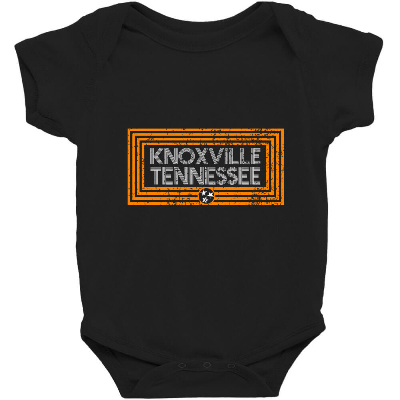 Orange Tennessee State Flag Design 865 Knoxville Tennessee Sweatshirt Baby Bodysuit by cm-arts | Artistshot