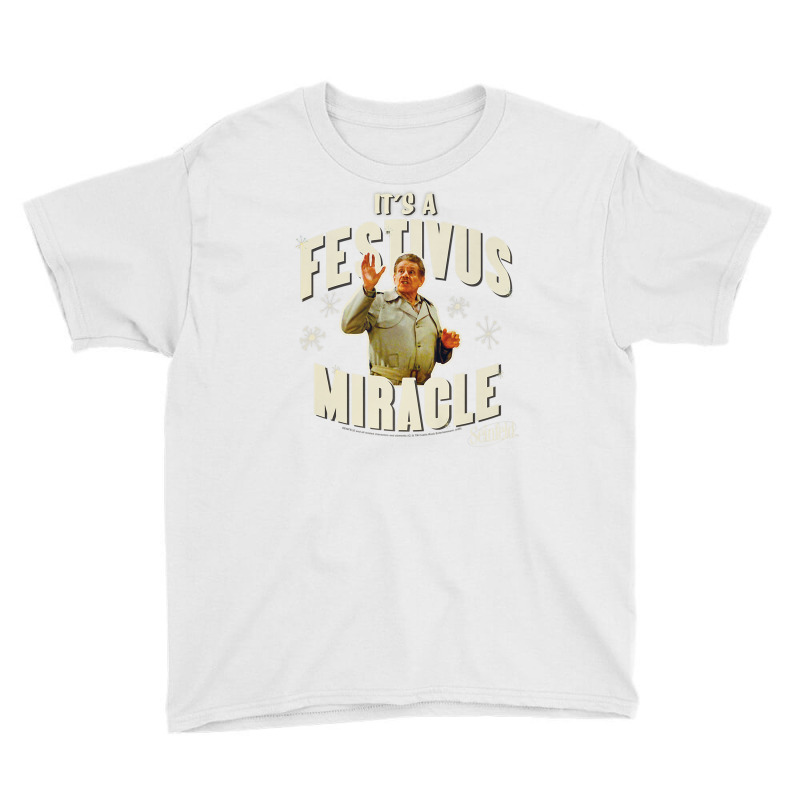 Seinfeld Festivus Frank It's A Festivus Miracle Premium T Shirt Youth Tee by cm-arts | Artistshot