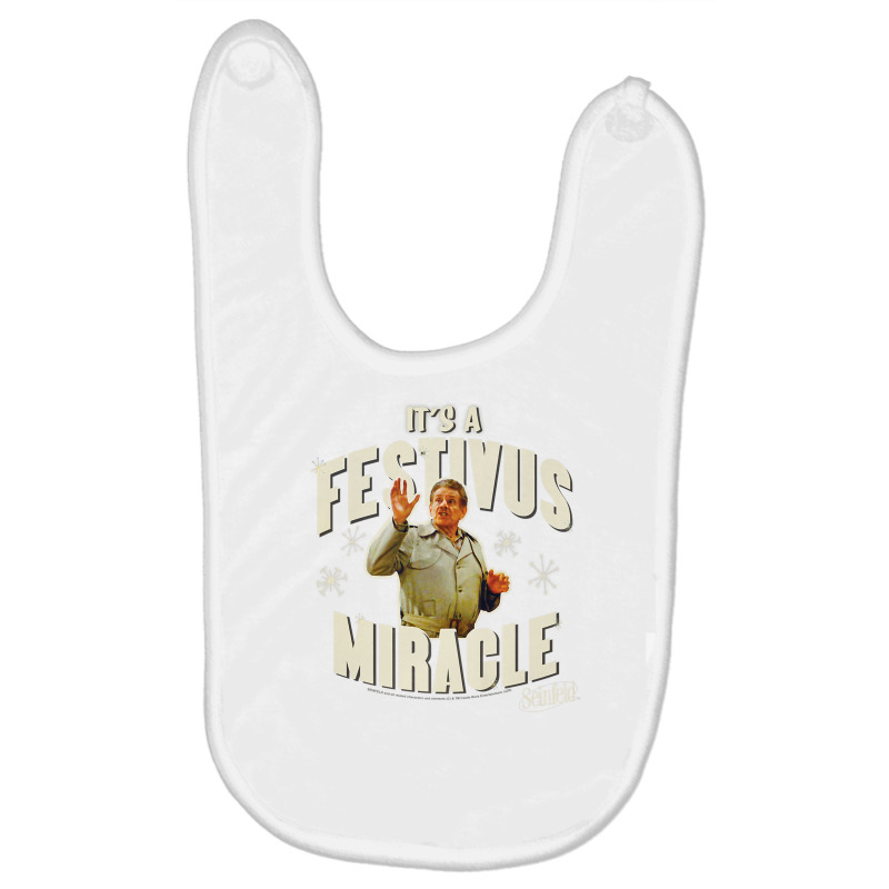 Seinfeld Festivus Frank It's A Festivus Miracle Premium T Shirt Baby Bibs by cm-arts | Artistshot