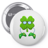 Irish Gamer Controller Shamrock Boys Men St Patricks Day T Shirt Pin-back Button | Artistshot