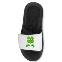 Irish Gamer Controller Shamrock Boys Men St Patricks Day T Shirt Slide Sandal | Artistshot