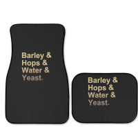 Barley Hops Water Yeast .png Full Set Car Mats | Artistshot