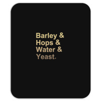 Barley Hops Water Yeast .png Mousepad | Artistshot