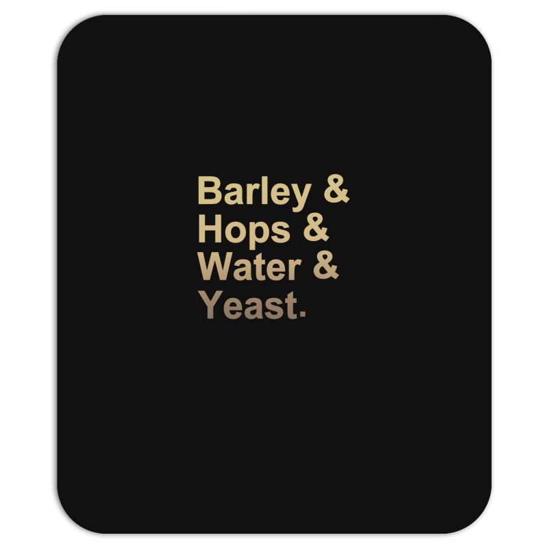 Barley Hops Water Yeast .png Mousepad | Artistshot