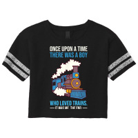 There Was A Boy Who Loved Trains Wagon Lover Locomotive T Shirt Scorecard Crop Tee | Artistshot