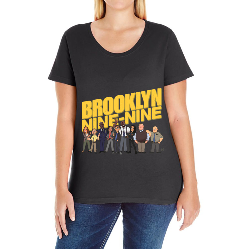 Brooklyn Nine Nine Ladies Curvy T-Shirt by cm-arts | Artistshot