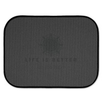 Life Is Better On The Toon Pontoon Rear Car Mat | Artistshot