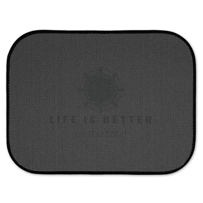 Life Is Better On The Toon Pontoon Rear Car Mat | Artistshot