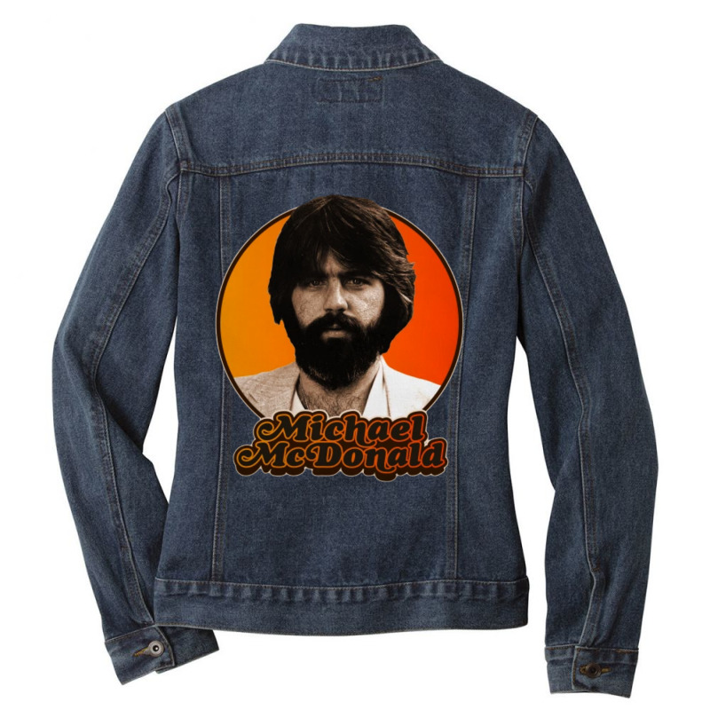 Retro Michael Mc Musician Ladies Denim Jacket by Bull Tees | Artistshot