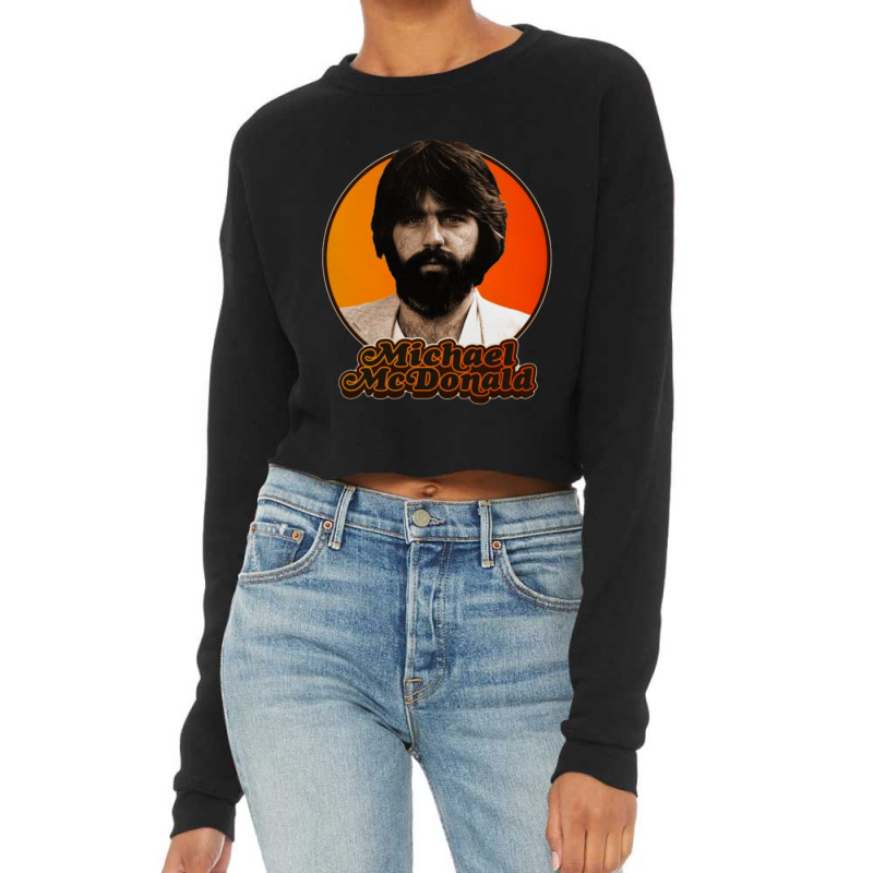 Retro Michael Mc Musician Cropped Sweater by Bull Tees | Artistshot