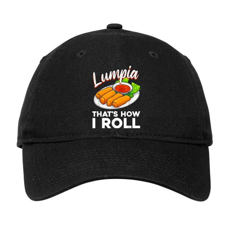 Cool Lumpia For Men Women Filipino Spring Rolls Asian Food T Shirt Adjustable Cap | Artistshot