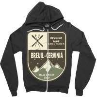 Breuil - Cervinia Pennine Alps Aosta Valley Italy Zipper Hoodie | Artistshot