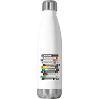 Brooklyn Nine-nine  Tapes Stainless Steel Water Bottle | Artistshot