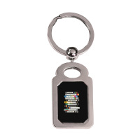 Brooklyn Nine-nine  Tapes Silver Rectangle Keychain | Artistshot