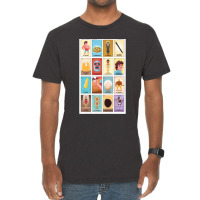 Nacho Daddy_s Lotería Vintage T-shirt | Artistshot