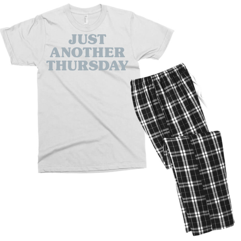 Thursday Just Another Thursday Days Of The Week Daily Series Pullover Men's T-shirt Pajama Set | Artistshot