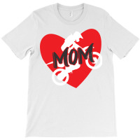 Love Dirt Bike Mom Race Gift Motorcycle Riders Mom Moto Sweatshirt T-shirt | Artistshot