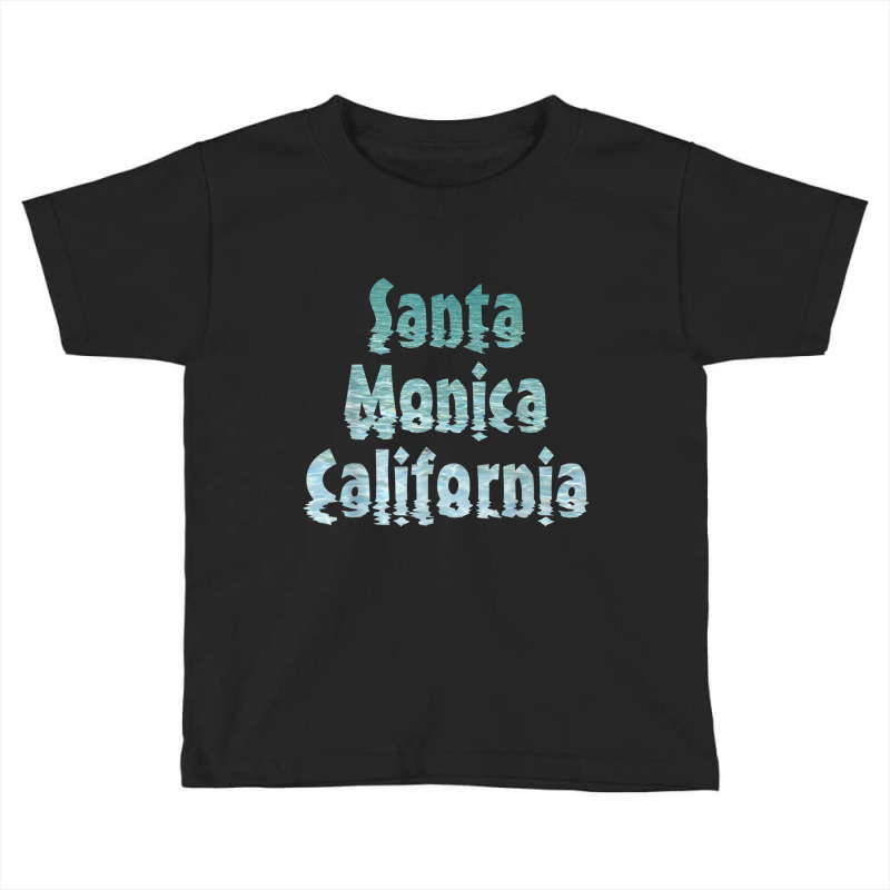 Santa Monica California Water T Shirt Toddler T-shirt by cm-arts | Artistshot