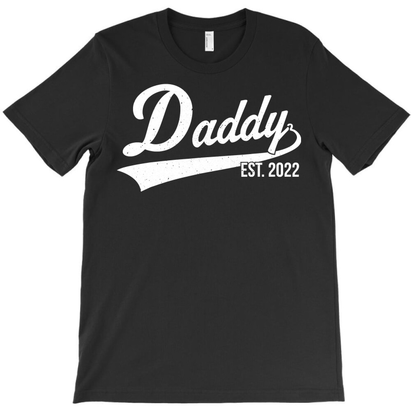 Mens 1st Time Dad Est 2022 New First Fathers Hood Day Daddy 2022 T Shi T-shirt | Artistshot