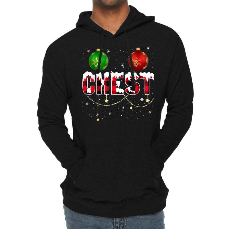 Chest Nuts matching Couples Chestnuts Christmas Couple Chest T Shirt Lightweight Hoodie | Artistshot