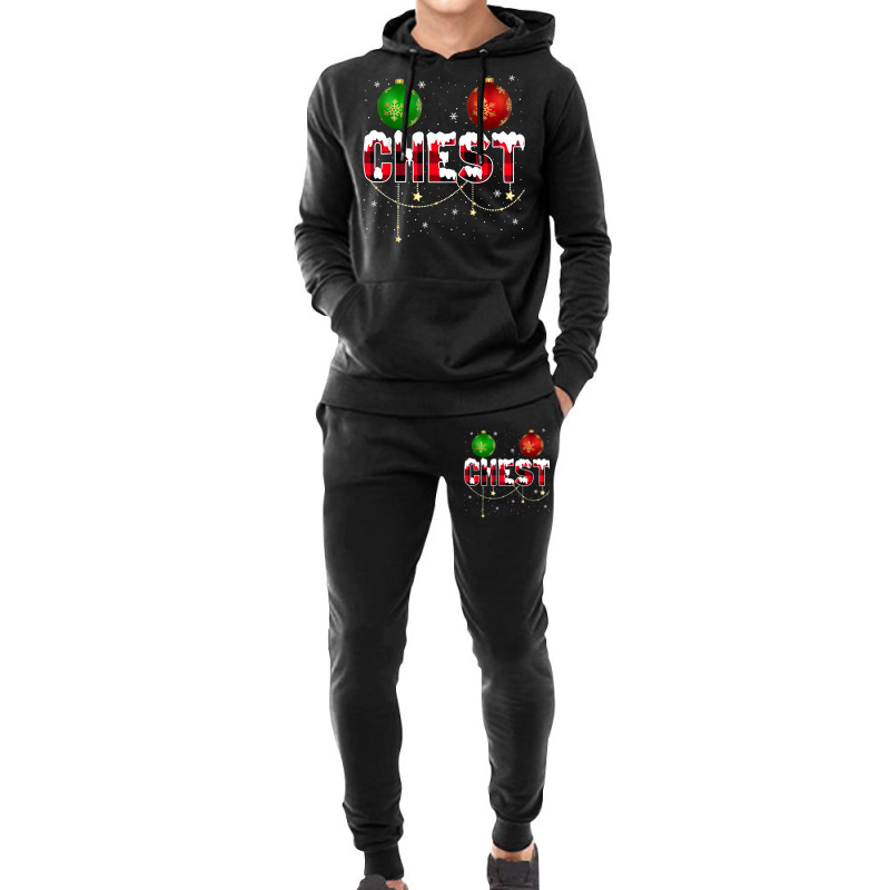 Chest Nuts matching Couples Chestnuts Christmas Couple Chest T Shirt Hoodie & Jogger Set | Artistshot