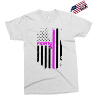 Breast Cancer Fight Ribbon Flag Exclusive T-shirt | Artistshot