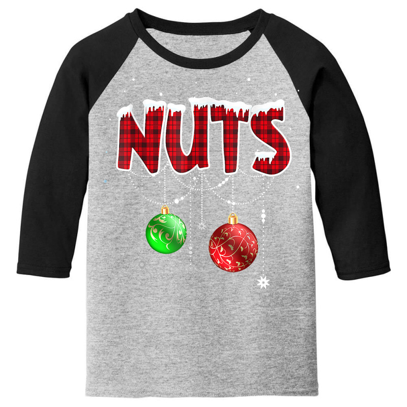 Chest Nuts Christmas T Shirt Matching Couple Chestnuts T Shirt Youth 3/4 Sleeve | Artistshot