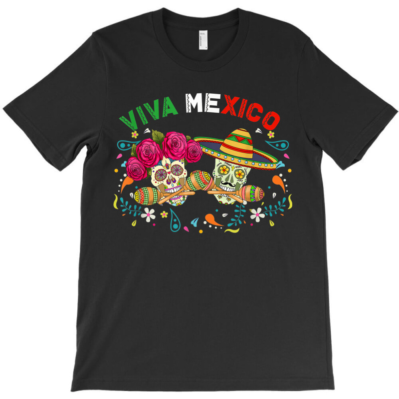 Cinco De Mayo Calavera Maracas Sombrero Mexico Fiesta Party T-Shirt by MechelleMilliken | Artistshot