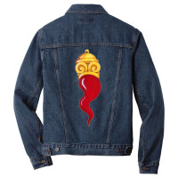 Corno Ionian Horn Red Chilli Neapolitan Good Luck Charm Gift T Shirt Men Denim Jacket | Artistshot