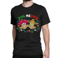 Cinco De Mayo Calavera Maracas Sombrero Mexico Fiesta Party Classic T-shirt | Artistshot