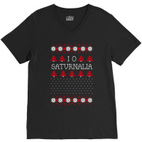 Ancient Knits - Io Saturnalia V-neck Tee | Artistshot