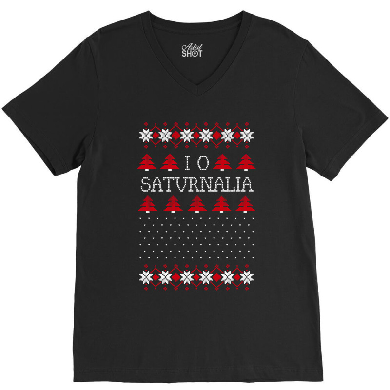 Ancient Knits - Io Saturnalia V-Neck Tee by cm-arts | Artistshot