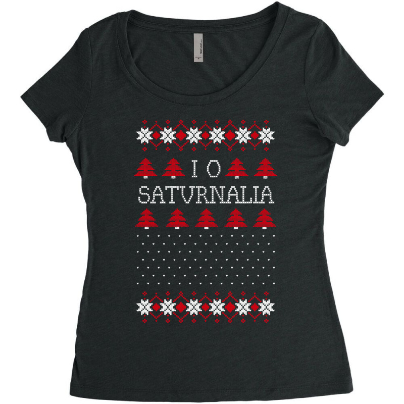 Ancient Knits - Io Saturnalia Women's Triblend Scoop T-shirt by cm-arts | Artistshot