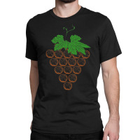 Cork Forming Grape Wine Vineyard Viticulture Design Premium T Shirt Classic T-shirt | Artistshot