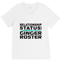 Ginger Redhead Roster Relationship Status Dating Funny Gag Tank Top V-neck Tee | Artistshot