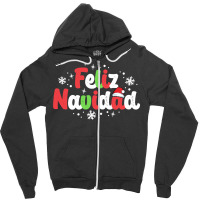 Feliz Navidad Matching Family Spanish Christmas Mexican Xmas Sweatshir Zipper Hoodie | Artistshot