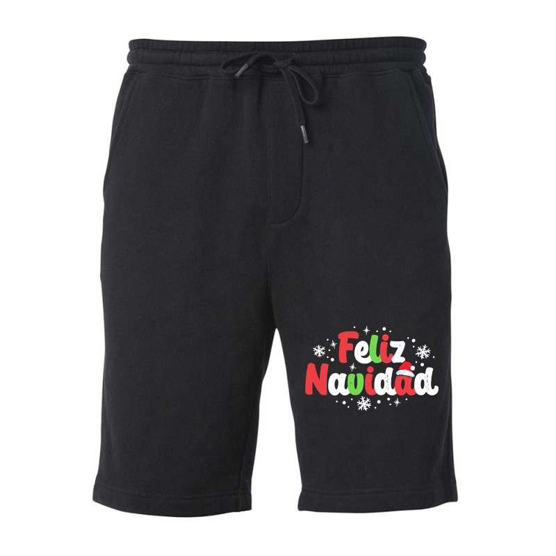 Feliz Navidad Matching Family Spanish Christmas Mexican Xmas Sweatshir Fleece Short | Artistshot