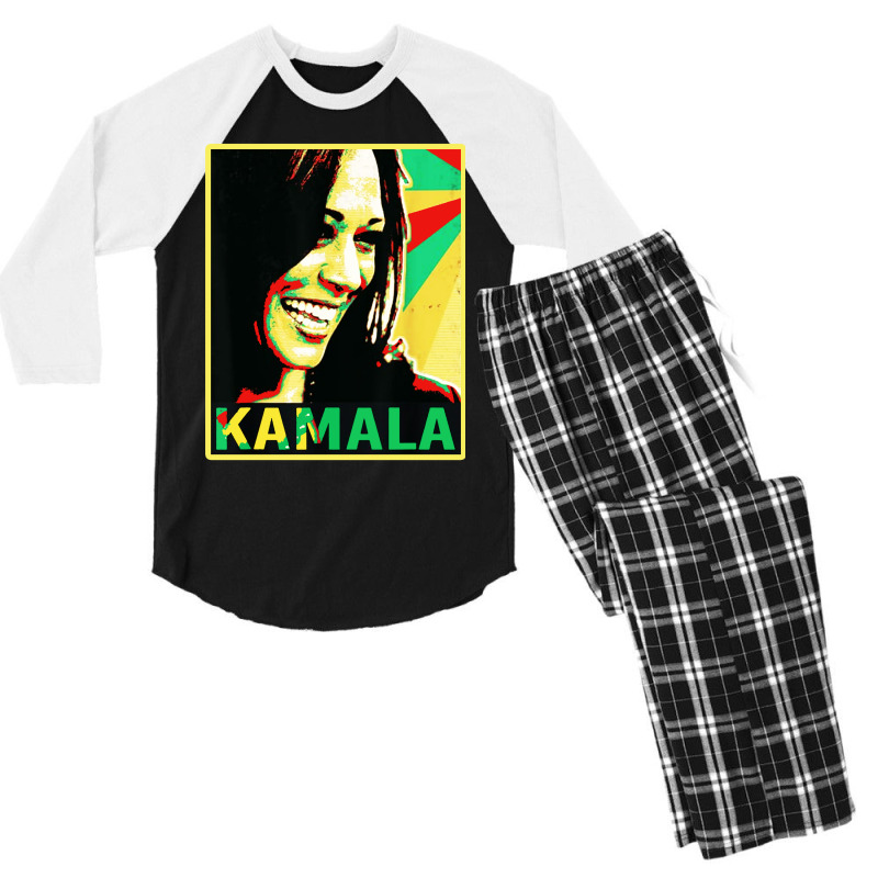 Kamala 2020 Men's 3/4 Sleeve Pajama Set | Artistshot