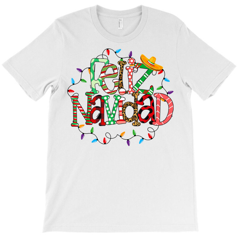 Feliz Navidad Spanish Merry Christmas Holiday Mexican Xmas T Shirt T-shirt | Artistshot