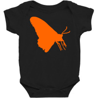 Silhouette Of A Butterfly Baby Bodysuit | Artistshot