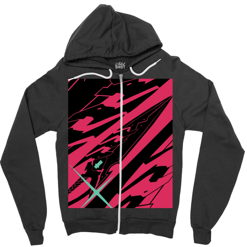 The Aegis (pyra)  Graphic Zipper Hoodie | Artistshot