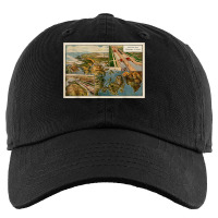 Panama Canal Birds Eye Map (1914) T Shirt Kids Cap | Artistshot