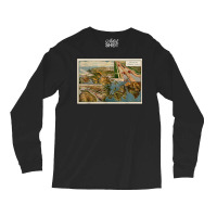 Panama Canal Birds Eye Map (1914) T Shirt Long Sleeve Shirts | Artistshot