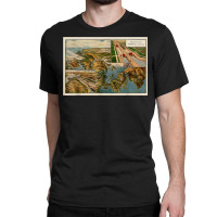 Panama Canal Birds Eye Map (1914) T Shirt Classic T-shirt | Artistshot