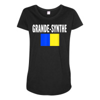 Grande Synthe Flag National France Pride Gift T Shirt Maternity Scoop Neck T-shirt | Artistshot