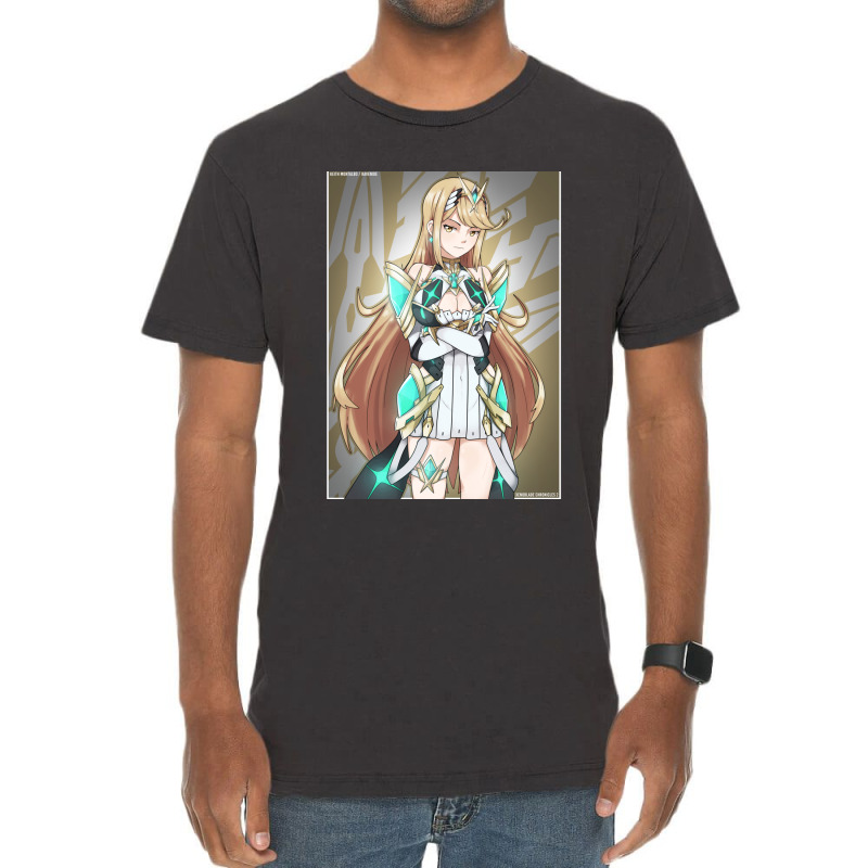 Xenoblade Chronicles 2 Mythra Vintage T-shirt | Artistshot